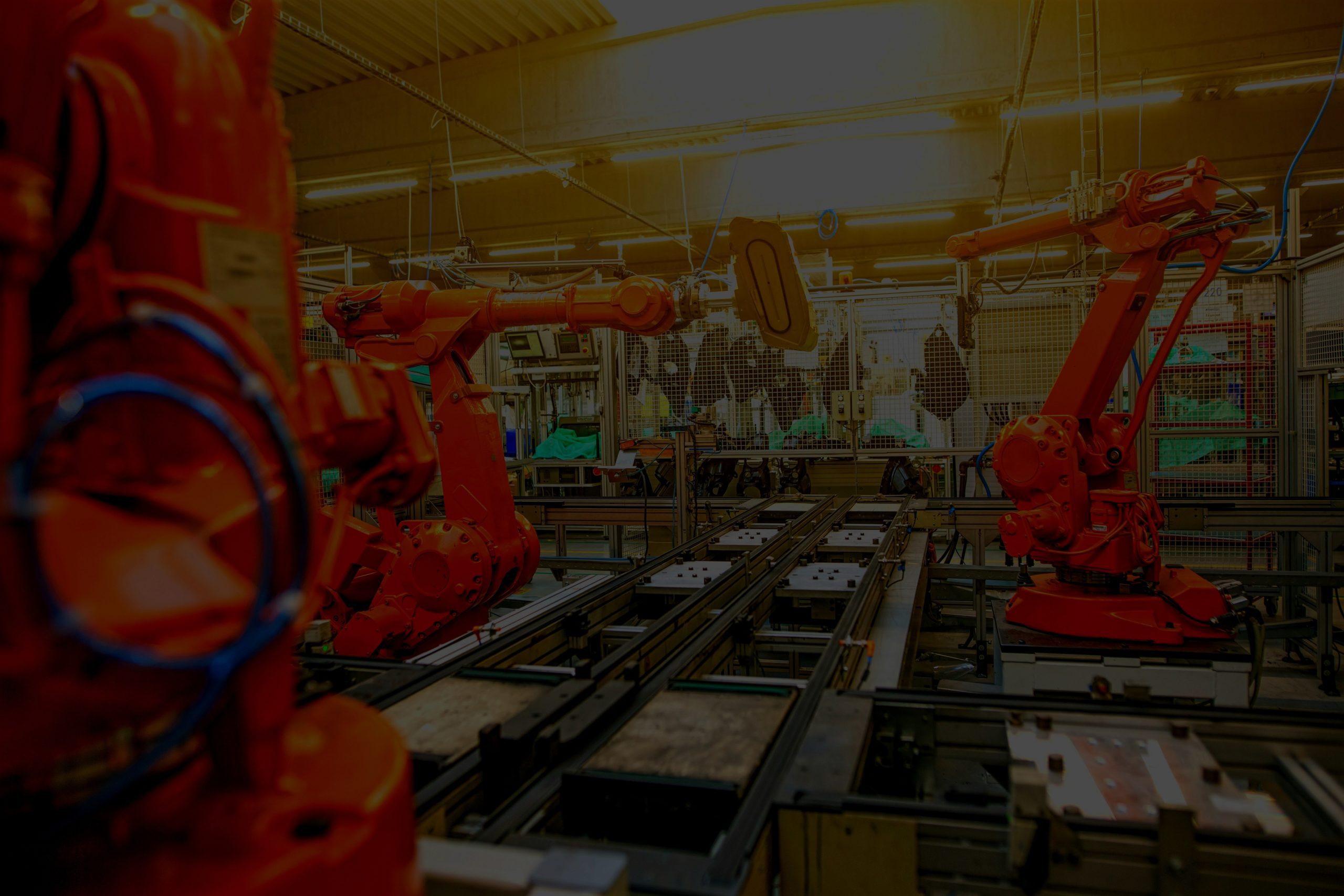Robots in factory